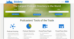 Desktop Screenshot of blubrry.com